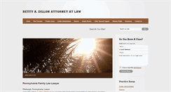 Desktop Screenshot of bettydillonlaw.com
